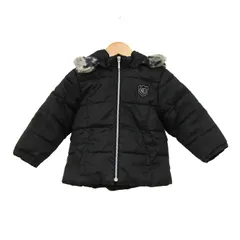 コムサイズム フーディジャケット ジャンパー アウター 記名有 ベビー 男の子用 90サイズ ブラック COMME CA ISM 【中古】