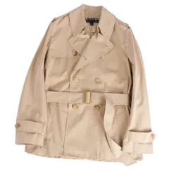 美品 ラルフローレン RALPH LAUREN コート トレンチコート コットン