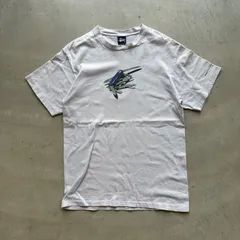 90s OLD STUSSY/ナイフデザイン/L/USA オールド ステューシー シングルステッチ stussy