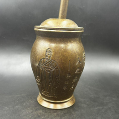 銅細工 搗薬缶 銅器 使用器 香道具 装飾品 工芸品 美術品 置物
