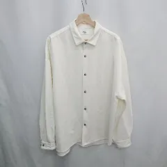 ◇ Θ Loose ルース 長袖 シャツ サイズL アイボリー メンズ E  【1502180040993】