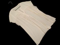 NOLLEY'S ノーリーズ フレンチスリーブ ブラウス シャツ size38/アイボリー ■◆ レディース
