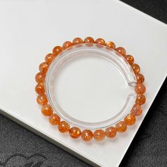 新入透明度抜群宝石級キラキラ光るサンストーンブレスレット 