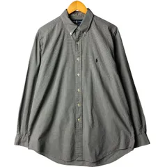古着 ラルフローレン Ralph Lauren YARMOUTH ギンガムチェック 長袖 ボタンダウンチェックシャツ メンズL相当/eaa586496