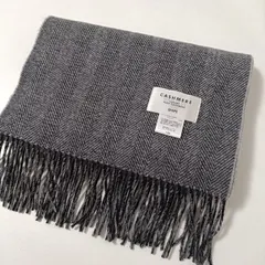 【新品未使用タグ付き】カシミヤマフラー　SHIPS SHIPS any マフラー any: カシミヤ チェック / ソリッド