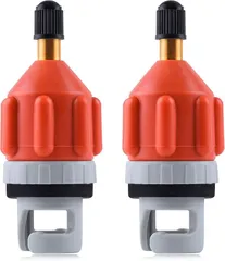 GOLD DEER 2枚入り SUPポンプアダプター 空気入れ アタッチメント インフレータブルボート エアベッド エアポンプ ホース バルブ ポンプツール アクセサリー カヤック 膨張アダプター 漏れ防止 エアー用 カヤック用 マリンスポーツ用