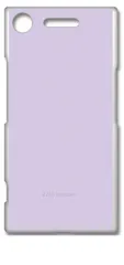 【新品未使用】SO-01K/SOV36/701SO Xperia XZ1 エクスペリア クリア ハードケース (260-menuett) ラベンダー系 パープル系 カバー スマホケース cl-so01k-260