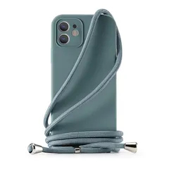 Handodo Apple iPhone 11Pro 用 ケース iPhone 11Pro カバー ネック ショルダー ストラップ付き スマホ シリコン カバー 紐付き 斜めがけ 織りストラップ付き 調節可能なショルダー クロスボディ ネックレス 保護 1