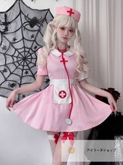 ハロウィン レディース ナース服 コスプレ ワンピース コスチューム 大人用 看護婦 制服 医者 看護婦 ナース コスプレ コスプレ衣装 ハロウィン仮装 女性ハロウイン ハロウィーン 大人 ハロウィン衣装#アイリーヌショップ
