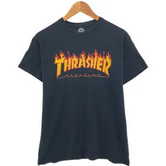古着 スラッシャー THRASHER ロゴプリント ファイヤーパターン サーフ スケートTシャツ メンズL相当/eaa561449のサムネイル