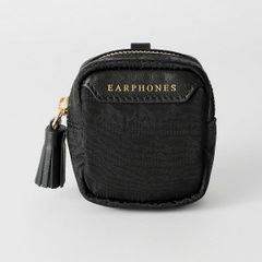 新品 アニヤ ハインドマーチ ANYA HINDMARCH イヤフォンケース AH ロゴ ブラック