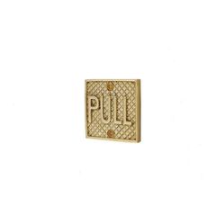 真鍮製サインプレート（ドアプレート）　PULL