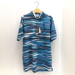 LANVIN SPORT 半袖 ポロシャツ タイダイ柄 ホワイト ブルー M - メルカリ