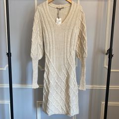M*7様 AGNONAアニオナ カシミア ニットワンピ S ハンガー、カシミア用 