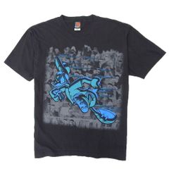 0083 90年代 　実寸XL 　ディズニー　走るドナルドダック　レア柄　② MICKEY　UNLIMITED