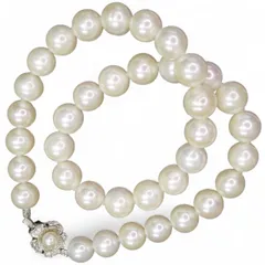 超大粒  天然あこやパール 本真珠 10.8mm前後 テリ良好 41.0cm 総重量約62.54g 存在感抜群  ジュエリー 宝石 貴金属 レディース　【商品管理番号】 QP51905210