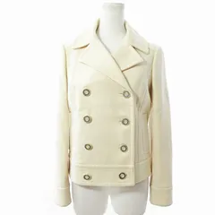 バーバリーブルーレーベル BURBERRY BLUE LABEL Pコート ジャケット ウール 38 ベージュ1023のサムネイル