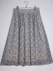 MACKINTOSH LONDONマッキントッシュ ロンドン リバティプリント花柄タックプリーツスカート【40】【LSKA78619】