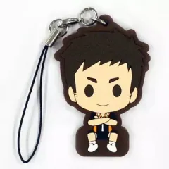 【中古】ストラップ(キャラクター) 1.澤村大地 「ハイキュー!! おすわりラバーストラップコレクションB」