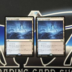 【MTG】JP《グルームレイクの境界/Gloomlake Verge》[DSK] 土地R　2枚