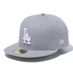 ニューエラ 59FIFTY ロサンゼルス・ドジャース グレー ホワイト 1個 New Era 5950 LOSDOD GRY SWHT 25J 1pc
