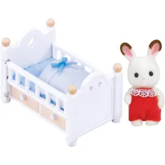 エポック社 シルバニアファミリー 人形・家具セット ショコラウサギの赤ちゃん・家具セット DF-13 3歳以上 おもちゃ ドールハウス