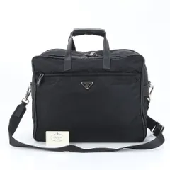 希少！PRADA プラダ　レザービジネスバッグ美品 Prada プラダ サフィアーノレザー ビジネスバッグ | ブラック