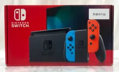 【美品】Nintendo Switch 本体 (ニンテンドースイッチ) Joy-Con(L) ネオンブルー/(R) ネオンレッド
