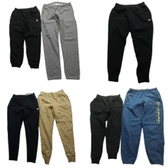 古着卸 まとめ売り チャンピオン リバースウィーブスウェット パンツ 7枚セット (メンズ Ｍ /Ｌ /2XL ) ジョガーパンツ 中古 古着 NA0321