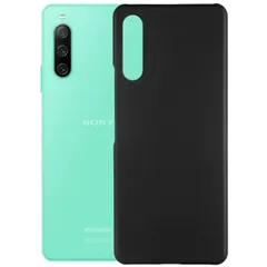 Xperia 10 IV ケース SO-52C SOG07 エクスペリア10 マーク4  耐衝撃 シンプル さらさら ハード ケース 【Color】 ブラック