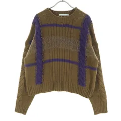 KBF ケービーエフ 長袖 ニット F ブラウン ユナイテッドアローズ レディース 古着