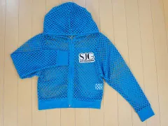 シスタージェニィ シスタージェニー sister jenni 140cm アウトレット 子供服 女の子 長袖 メッシュ ジップアップ パーカー 青 春 夏 ★3 ガールズ 女児 キッズ ジュニア 【中古】 ユーズド リサイクル 古着