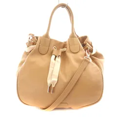 レペット Repetto ハンドバッグ ショルダーバッグ 2way リボン レザー ベージュ /AN5のサムネイル