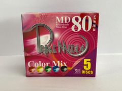 【新品・未開封】MD80分　ハードケース付き5枚入り　トランスナショナル