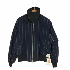 サカイラック sacai luck 2way ストライプ ダブルジップブルゾン レディース JPN：2 のサムネイル