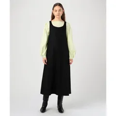 TOMORROWLAND Ballseyストレッチボタニー ジャンパースカート 11062406431-BLACK-36