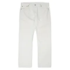 リーバイス Levi's 00s 2000年代 501 ホワイトデニムパンツ ジーンズ ストレート 定番 USA ヴィンテージ アメリカ 古着 メンズ ズボン・パンツ 白 W36 L34【中古】