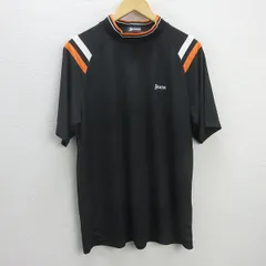 H■スリクソン/SRIXON モックネック 半袖ゴルフウェア【LL】黒/MENS■25【中古】