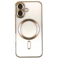 iPhone16 ケース メタリック カメラカバーケース 【Color】ゴールド