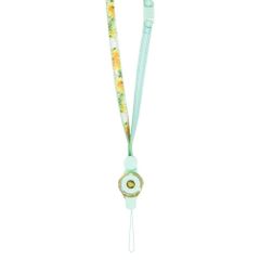 ☆ ミント ☆ ネックストラップ Fleur ネックストラップ 脱着式 スマホ スマホストラップ スマホネックストラップ リングストラップ スマホリング ホールドリング 落下防止 2WAY 社員証 パスケース おしゃれ オシャレ シンプル NKS-FLE