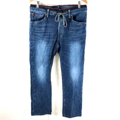 エドウィン EDWIN EDGE 503 jererys ジーンズ 腰ひも 革ラベル 日本製 バックポケット サイドポケット 青系 XLサイズ 944127