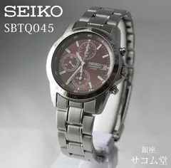 【国内正規品】新品 未使用 時計 SEIKO 腕時計 セイコー セイコーセレクション レッド 文字盤 流通限定モデル クォーツ クロノグラフ ビジネス カジュアル メンズ SBTQ045 銀座サコム堂のサムネイル
