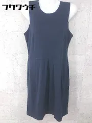 ◇ J.Crew ジェイクルー バックジップ ノースリーブ 膝丈 ワンピース サイズ4 ネイビー レディース 【中古】 【1002801297992】のサムネイル
