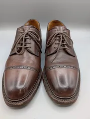 POLO RALPH LAUREN レザーキャップトゥシューズ 25.5cm 日本製