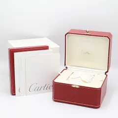 カルティエレディース時計空き箱　取説付 W4TA0020 シルバー Cartier（カルティエ）タンクフランセーズ SM