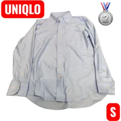【早い者勝ち】UNIQLO ユニクロ ブロードシャツ/ストライプ/ボタンダウン Sサイズ A111
