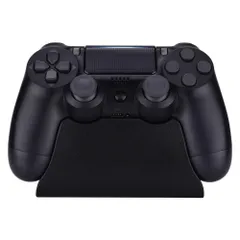 Proに対応できるゲームパッドアクセサリデスクホルダー、ラバーパッド付き。コントローラーは含まれていません。【ブラック】 Slimに対応でき、ps4 ps4に対応用コントローラースタンド、ps4に対応でき、ps4 eXtremeRate