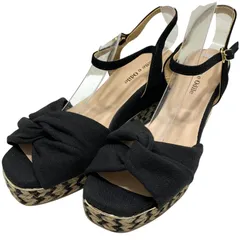 オデットエオディール (23.5) サンダル ストラップ ウェッジソール 厚底 希少デザイン