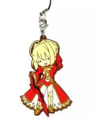 [중고] 스트랩 (캐릭터) 세이버 / 네로 클라우디우스 러버 스트랩 sugar pochette [이치 반 쿠지 Fate / Grand Order ~ 밤하늘을 달리는 산타 클로스, 살짝 등장! ~] F ​​상