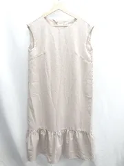 ◇ ⊂ natural couture ナチュラルクチュール ノースリーブ マキシ ワンピース サイズM ベージュ レディース E  【1410100023967】のサムネイル